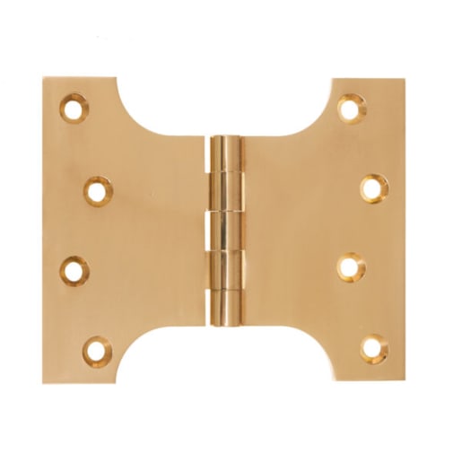 Frisco Parliament Hinge 102 x 76 x 127 x 4mm Polished Brass Pack of 2