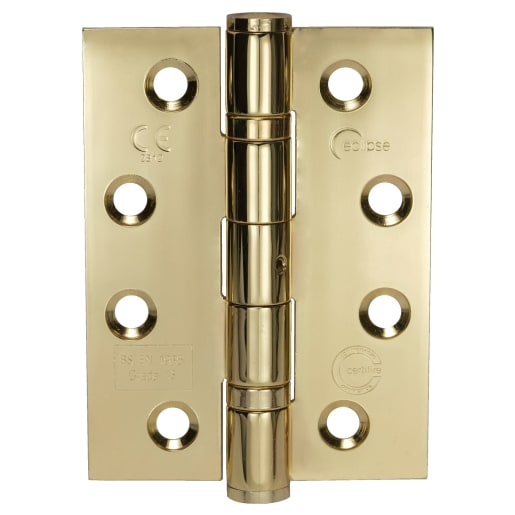 Frisco Ball Bearing Grade 13 Hinge 102 x 76 x 3mm Electro Brassed