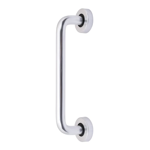 Frisco D Shaped Pull Handle 225 x 19mm Satin Anodised Aluminium