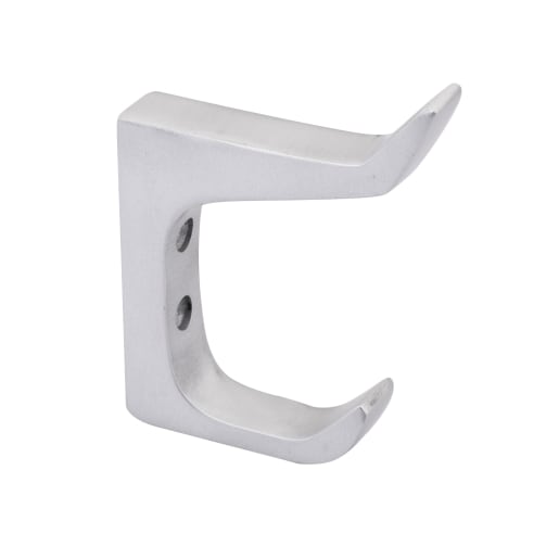 Eclipse Hat and Coat Hook 127mm H Satin Anodised Aluminium