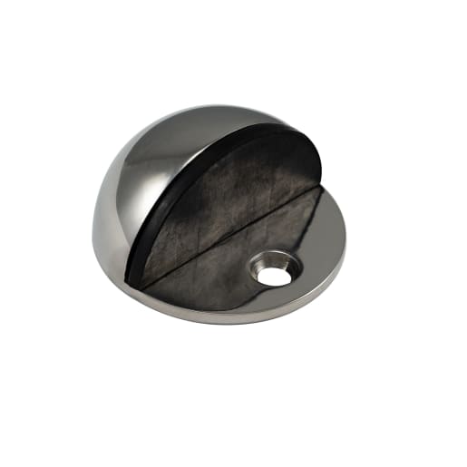 Frisco Eclipse Shielded Oval Door Stop 44mm Polished Stainless Steel