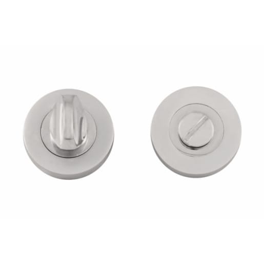 Frisco Thumbturn and Release 52 x 8mm Polished Chrome / Satin Chrome