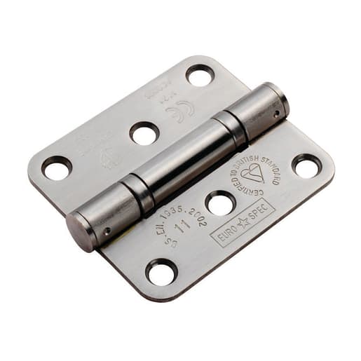 Eurospec Enduro Ball Bearing Hinge Grade 11 76mm Satin Stainless Steel