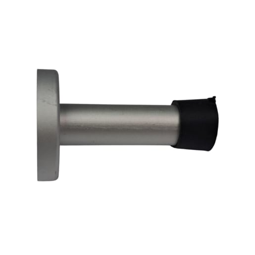 Wall Mounted Projection Door Stop 65mm Satin Anodised Aluminium