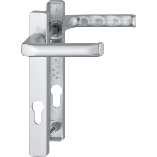 Hoppe Duraplus London Euro Handle Set 206 x 26mm Silver