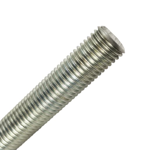A Perry No.2701M/SE M8 Threaded Bar 1m Zinc Plated