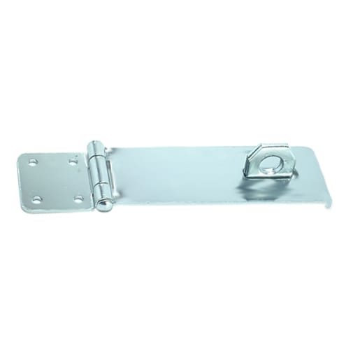 A Perry No.HS617 Safety Hasp and Staple 75mm Zinc Plated