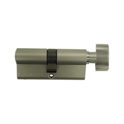 Hi-Sec Anti Snap Bump Euro Cylin & Turn 80mm Nickel 40T-10-30