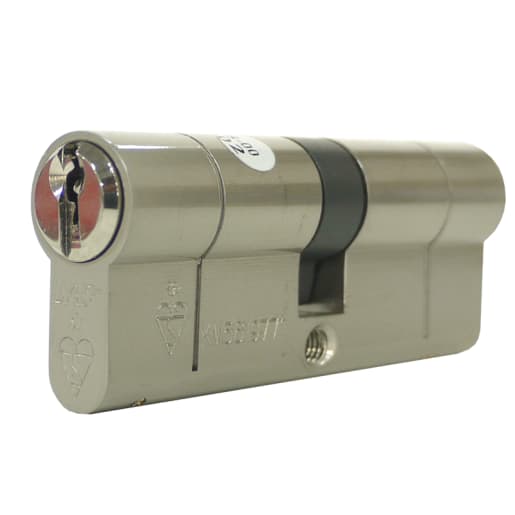 Hi-Sec Anti Snap Bump Euro Cylinder 100mm Nickel 45-10-45