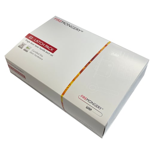 UAP Firemongery Latch Pack Satin Stainless Steel (Pack 3)