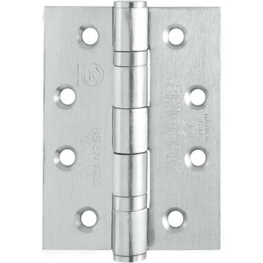 ARRONE Ball Bearing Butt Hinge Grade 13, 1.5 Pair 102 x 75 x 3mm Stainless Steel  AR8187-SSS