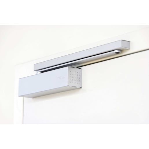 Dorma Cam Action Square Closer with Contur Cover Silver