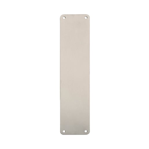 Eurospec Plain Finger Plate 350 x 75mm Satin Stainless Steel