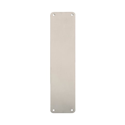 Eurospec Plain Finger Plate 350 x 75mm Satin Stainless Steel