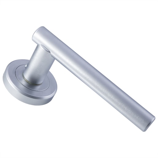 Serozzetta Philadelphia Lever on Rose Satin Chrome