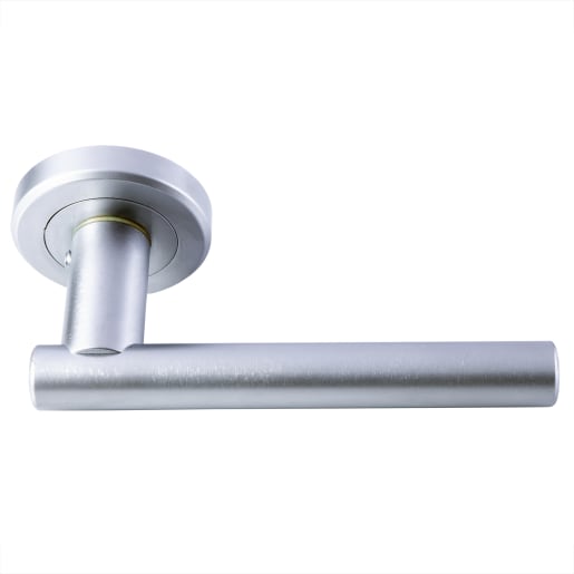 Serozzetta Philadelphia Lever on Rose Satin Chrome