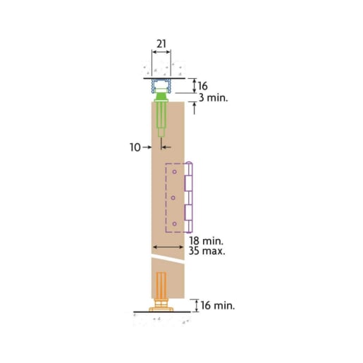 P C Henderson B10/2 Wardrobe Bifold Folding Door Gear Set