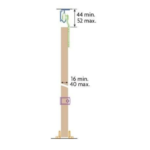 P C Henderson ST12 Wardrobe Single Top Sliding Door Gear Set