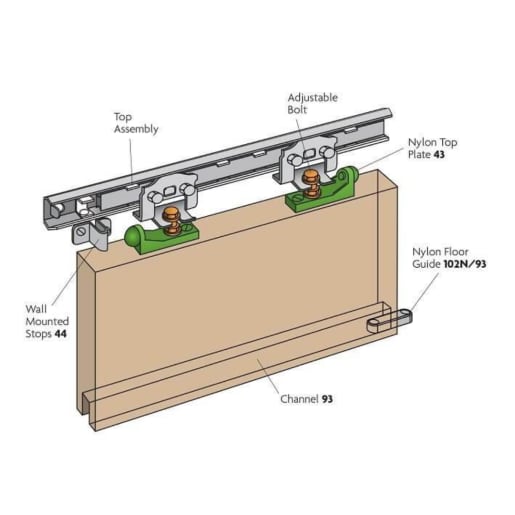 P C Henderson S3 Marathon Sliding Door Gear Set