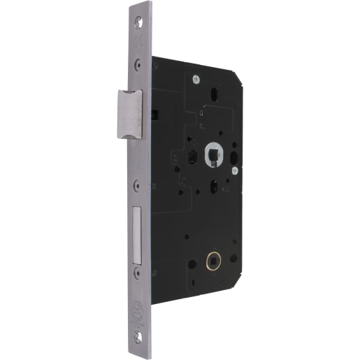 Arrone Mortice Bathroom Lock 165 x 24 x 88mm Stainless Steel AR913-S-60-SSS 