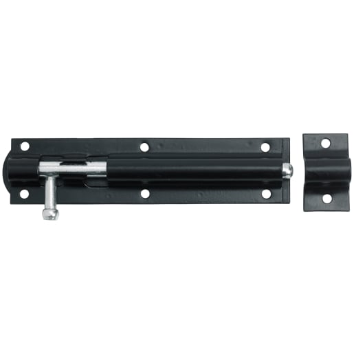 A Perry No.923A Enclosed Tower Bolt Straight 250mm Black