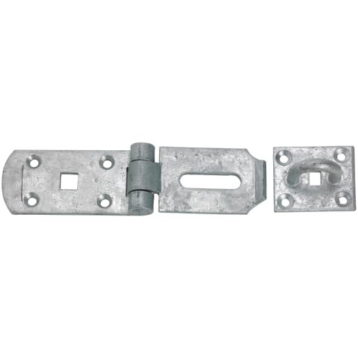 A Perry No.HS149H Heavy Hasp and Staple 250mm Zinc Plated
