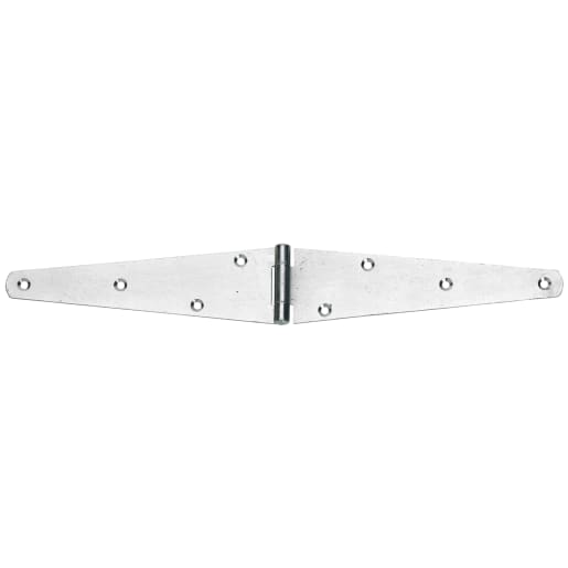 A Perry No.124L Light Straight Strap Hinge 150mm Self Colour
