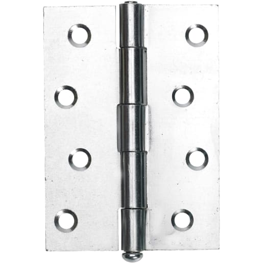 A Perry No.1840 Light Butt Hinge with Loose Pin 100mm Zinc Plated