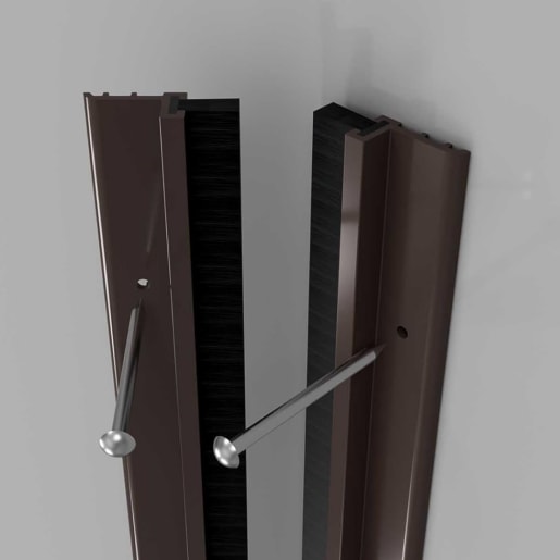 Stormguard Slikseal PVC Around Door & Window Seal Set Brown 2057mm