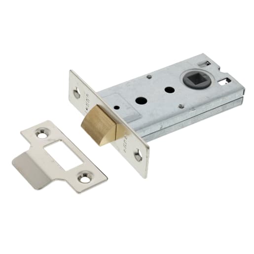 Legge B3709LK.NP Mortice Latch (76mm) locking function Nickel Plated