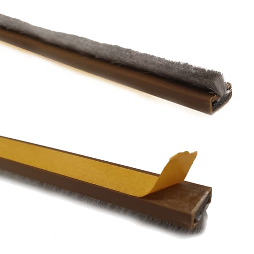 Astro Strip Intumescent Fire Seal with Brush 10mm x 4mm x 2100mm Brown