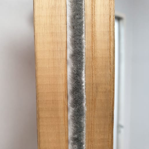 Astro Strip Intumescent Fire Seal with Brush 10mm x 4mm x 2100mm White