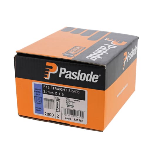 Paslode Straight Brad Fuel Pack & Nails F16 x 32mm