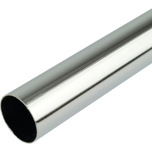 Sapphire Round Tube 1800 x 25mm Chrome