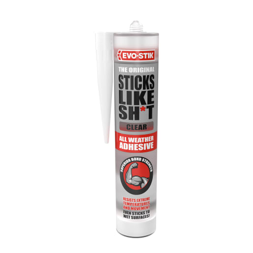 Evo-Stik Sticks Like Sh*t All Weather Adhesive 290ml Clear