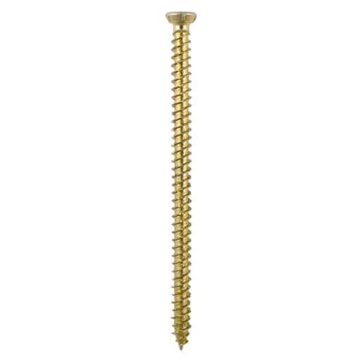 TIMCO Concrete Screw Self-Tap Yellow 100 x 7.5mm Box of 100