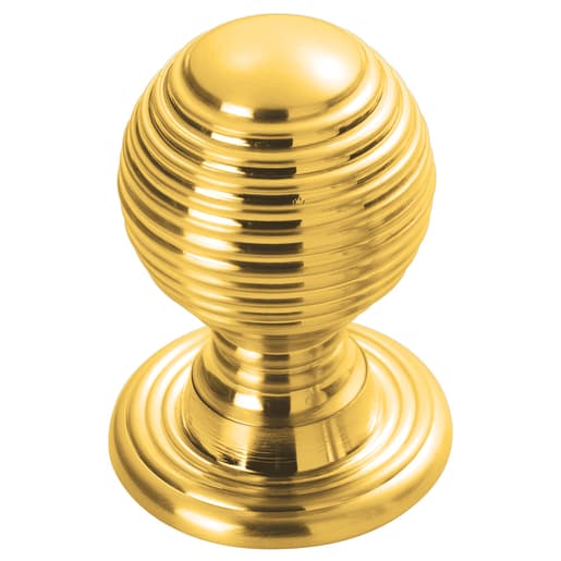 Carlisle Brass Queen Anne Cupboard Knob 35mm Polished Brass