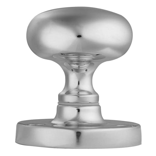 Carlisle Brass Victorian Mushroom Mortice Knob 61mm Polished Brass