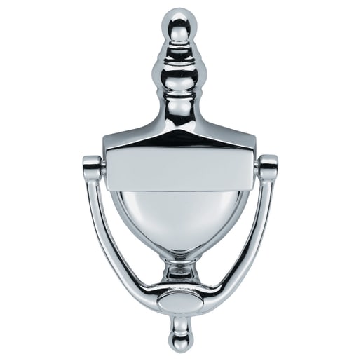 Carlisle Brass Victorian Door Knocker 160mm Polished Chrome