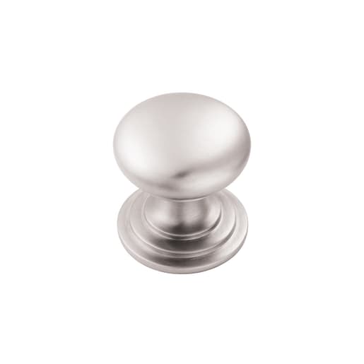 Carlisle Brass Victorian Cupboard Knob 25mm Satin Chrome