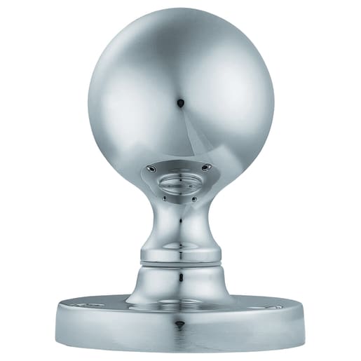 Manital Ball Mortice Knob 45mm Polished Chrome