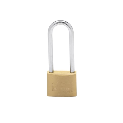 Burg-Wachter Magno 400 E 40mm Brass Padlock with 65mm Long Shackle - Keyed Alike Z1 Suite