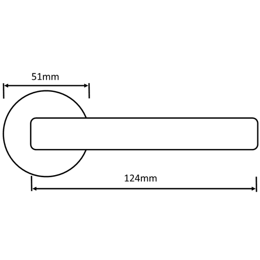 Old English Cambridge Lever on Round Rose Matt Antique Brass