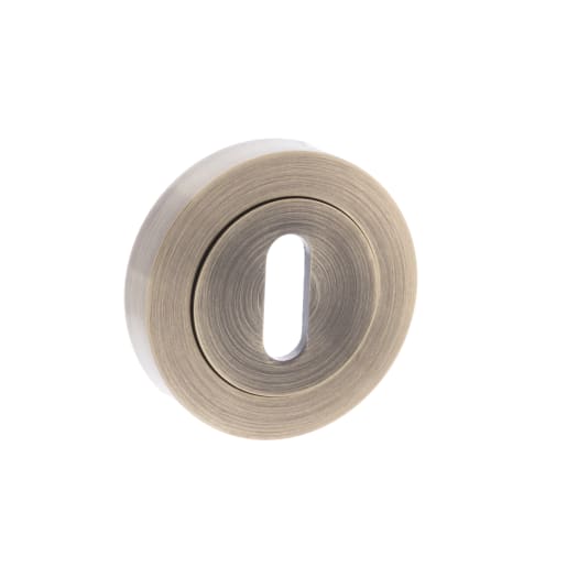 Old English Key Escutcheon Antique Brass