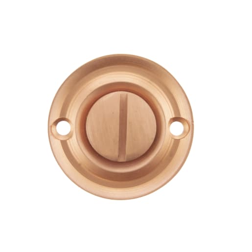 Old English Solid Brass Oval Turn & Release Urban Satin Copper
