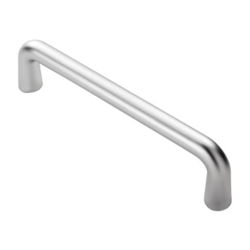 Eurospec 150mm 'D' Shaped Pull Handle 19mm Diameter Satin Anodised Aluminium