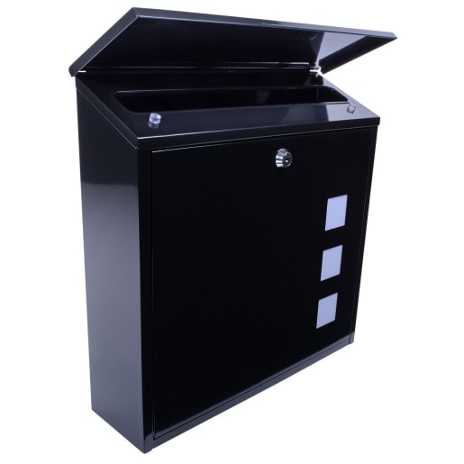 Burg-Wachter MB08BK Aire Post Box Black