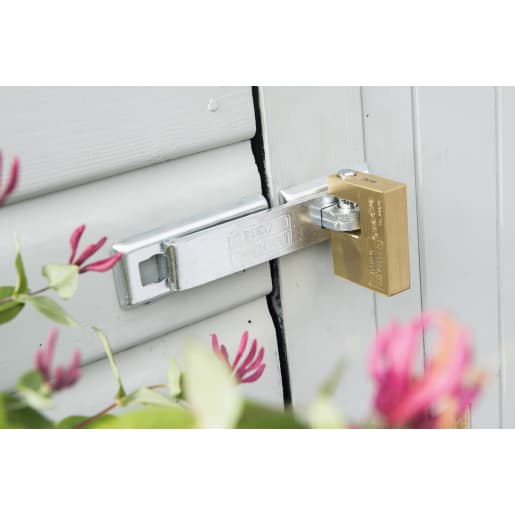 Burg-Wachter Quadra 444 50mm Brass Shutter Padlock
