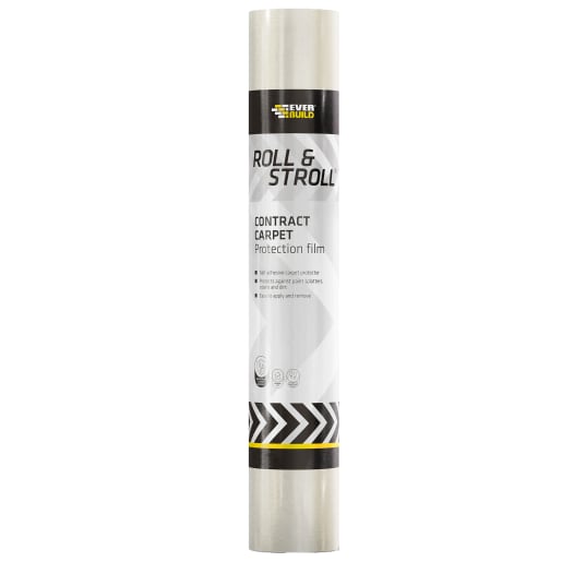 Everbuild Roll and Stroll Contract Carpet Protector 100m x 600mm Clear