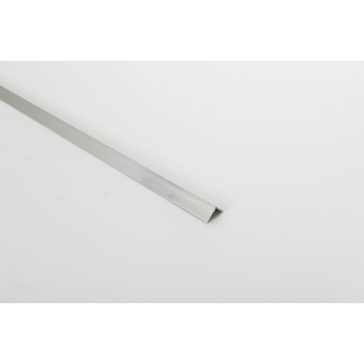 Rothley Chrome Polyvinyl Self-Adhesive Equal-Sided Angle 1m x 20 x 1.50mm